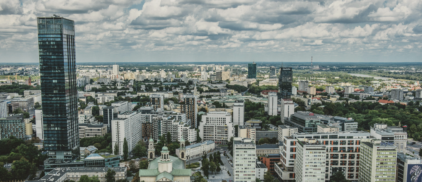 Panorama Warszawy.
